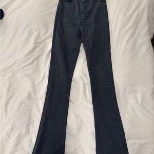 Mother Denim Classic Black-ish Grey Women's Bootcut Jeans